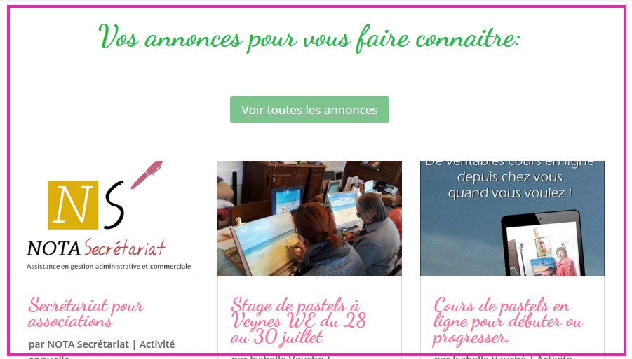 publier une annonce gratuite faire connaitre une association chouponline page accueil