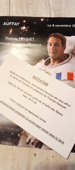 communication evenementielle personne celebre chouponline thomas pesquet invitation