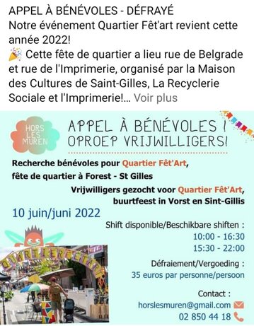 affiche recherche benevole chouponline fet art