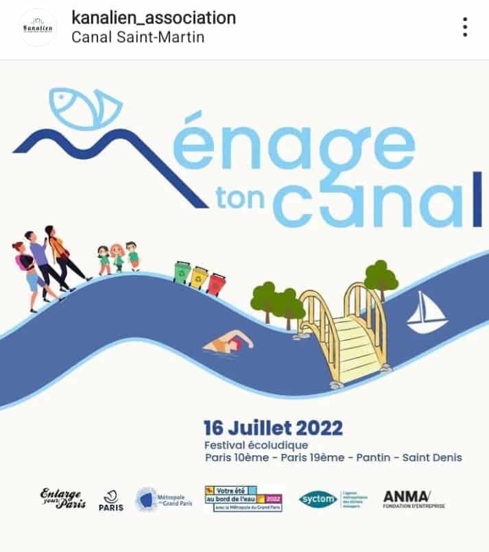 benevole association environnement nettoyage canal